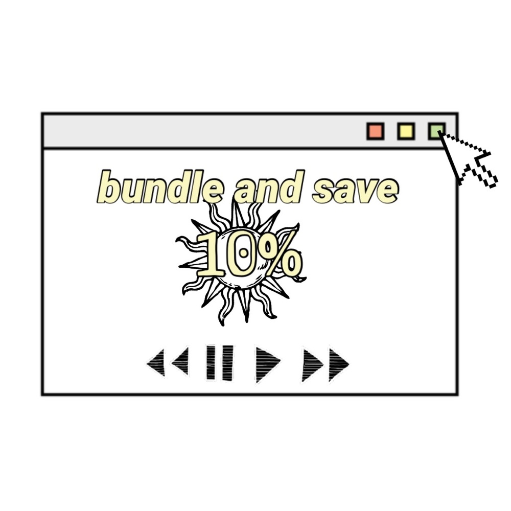 ✨ bundle and save 10%!  ✨